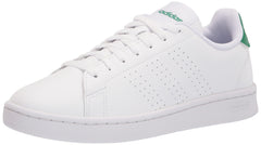 adidas Mens Advantage Racquetball Shoe White/White/Green 14
