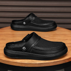 Mens Breathable Mesh Hollow-out Two-way Sandals