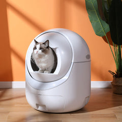 Vollautomatische Katzentoilette mit elektrischer Desodorierung, vollständig geschlossen