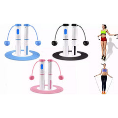 Cordless Weighted Jump Rope Digital Smart Skipping Jump Ropes with Counter