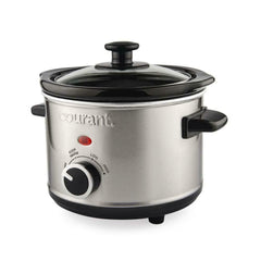 Courant 1.5 Quart Slow Cooker, Stainless Steel