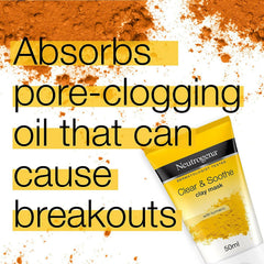 Neutrogena Clear & Soothe Clay Mask with Turmeric