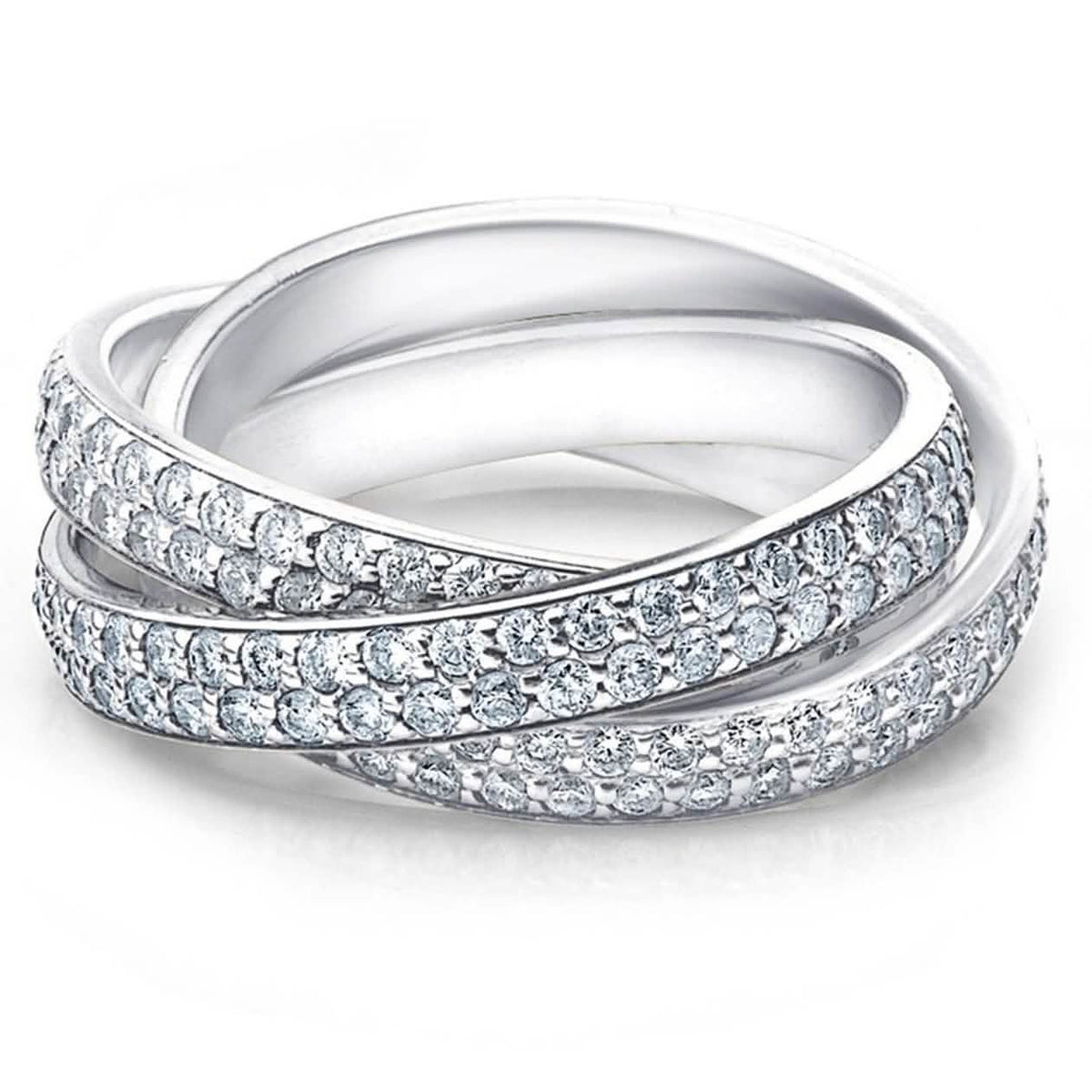 Crystal Rolling Eternity Ring