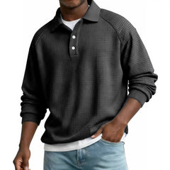Prenda superior masculina informal y elegante de manga larga