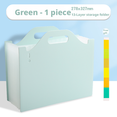 Test paper storage organ bag-standing retractable model-white-A4-1 piece