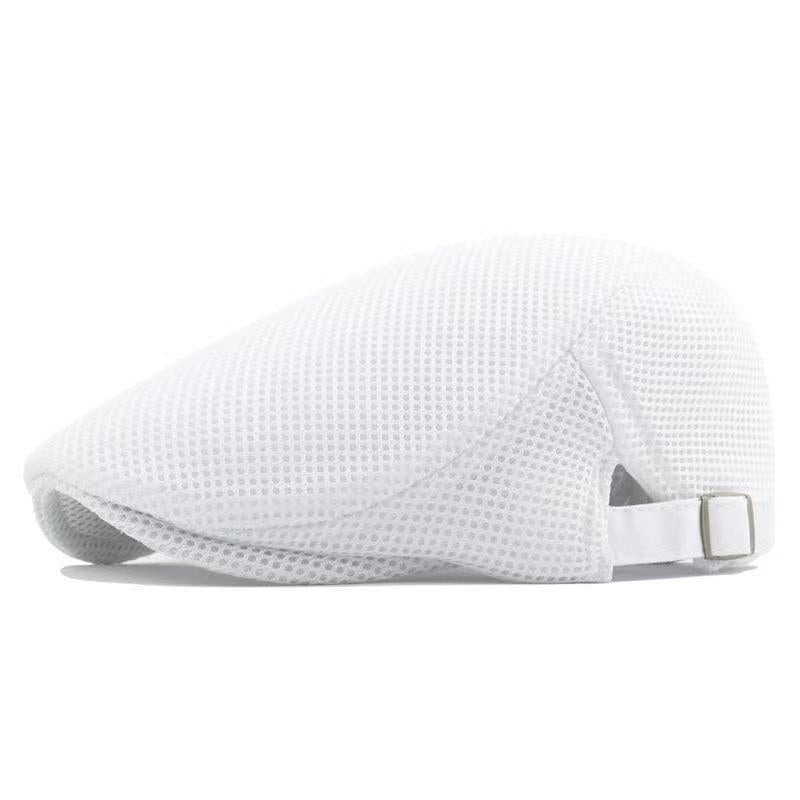 Béret tendance de style coréen pour femme, chapeau de soleil; casquette de marche de couleur unie pour homme