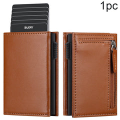 Foreign Trade First-layer Cowhide Genuine Leather Card Holder