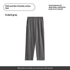 Pantalon de pyjama ample et confortable pour homme Langsha en coton