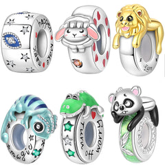 DIY Bracelet Accessories Lion Spacer Beads