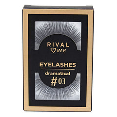 Rival Loves Me Fake Eyelashes No:03 Dramatic - 1 Pair | Natural & Lightweight