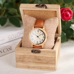 Creative And Fashionable Wooden Couples Watches