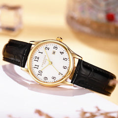 Womens Stylish And Minimalist Digital-dial Calendar Watch