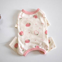 Pyjama à quatre pattes pour animal, resserré au ventre, pour Teddy et Bichon