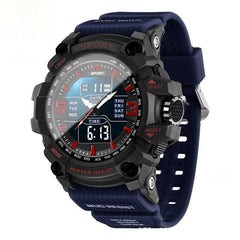 Mens Tactical Sports Electronic Watch Waterproof Luminous And Multi-functional