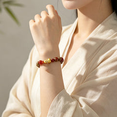Natural Herbal Incense Bead Bracelet Versatile High-end And Vintage-style