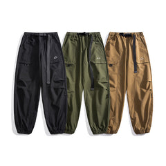 Pantalones cargo de bolsillo nuevos para hombre, primavera-otoño