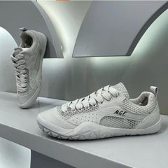 Designer Style 2026 Summer & Autumn Big Eye Mesh Workwear Outdoor Breathable Cortez Shoes, Korean Runway Fashion Sneakers For Men