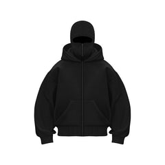 Sweat à capuche à double fermeture éclair pour hommes et femmes