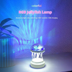 Jellyfish Atmosphere Night Light Colorful Creative Mood Light
