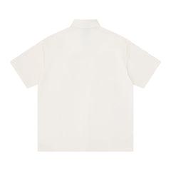 T-shirt à manches courtes, coupe ample, style rétro américain, pour le printemps et l'été