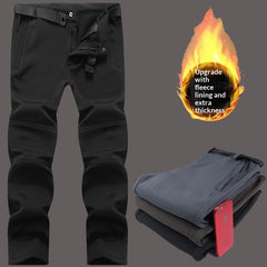 Pantalon softshell isolé pour hommes, pour temps froid