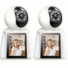 2-Pack: 2K Indoor Security Camera | 2-Way Audio & Video Call + Night Vision