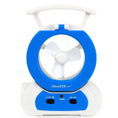 Desk Cooling Fan with 180 Degree Adjustable LED Lamp
