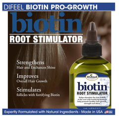 Difeel Biotin Pro-Growth Hair Root Stimulator Scalp Treatment, 2.5 oz