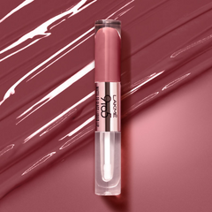 Labial líquido Lakme 9 To 5 Matte To Glass - Bold In Red