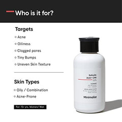 Minimalist 2% Salicylic Acid Face Wash