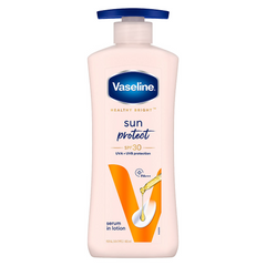 Lotion corporelle SPF 30 Vaseline Healthy Bright, protection contre le soleil et la pollution
