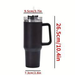 40oz Stainless Steel Handle Bottle Car Cup Double-layer Vacuum Iced Beer Cup Outdoor Portable Travel Insulation Cup