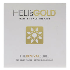The Revival Series Travel Kit by Helis Gold for Unisex - 3 Pc 3.3oz Revitalize Shampoo, 3.3oz Restructure Masque, 1oz Crystal Cream