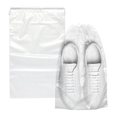 Clear Drawstring Bag, 12 x 18 Inches. Pack of 1000 Clear Plastic Drawstring Bags. 2 Mil Drawstring Clear Plastic Bags. Waterproof Clear Plastic Bags Drawstring for Cosmetics, Toiletries
