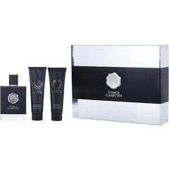 VINCE CAMUTO MAN by Vince Camuto EDT SPRAY 3.4 OZ & AFTERSHAVE BALM 3 OZ & SHOWER GEL 3 OZ