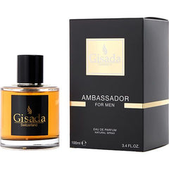 GISADA AMBASSADOR MEN by Gisada EAU DE PARFUM SPRAY 3.4 OZ