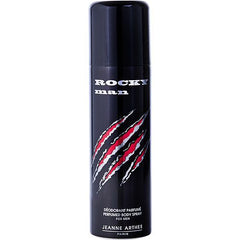 ROCKY MAN by Jeanne Arthes PERFUMED BODY SPRAY 6.7 OZ