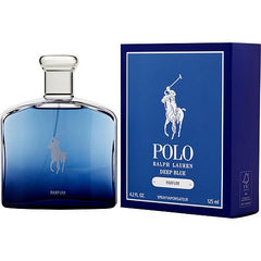 POLO DEEP BLUE by Ralph Lauren PARFUM SPRAY 4.2 OZ