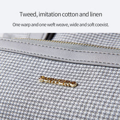 SUNVENO Diaper Bag Backpack, Baby Changing Bag Nappy Tweed Baby Diaper Bags Multifunction Waterproof for Travel