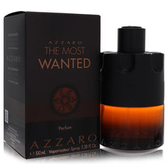 Azzaro The Most Wanted Parfum for men, 3.4 oz spray bottle and box.