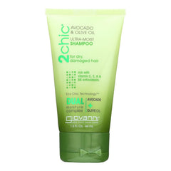 Giovanni Hair Care Products Shampoo - 2chic Ultra-moist Shampoo With Avocado And Olive Oil - Case Of 12 - 1.5 Fl Oz.
