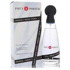 Coty Pret A Porter Eau De Toilette spray perfume for women, 100 ml (3.3 oz) bottle with box.