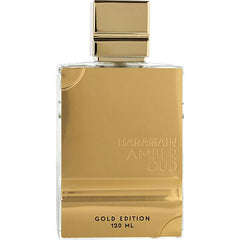 AL HARAMAIN AMBER OUD by Al Haramain EAU DE PARFUM SPRAY 4 OZ (GOLD EDITION) *TESTER