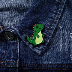 Cartoon Creative Cute Mini Dinosaur Brooch
