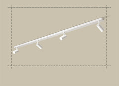 Commercial Guide Rail Ceiling Lighting For Living Room Shops