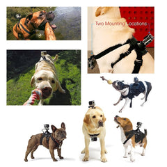 Dog Harness Chest Strap Camera Accessory For Dualuse Back On Chest