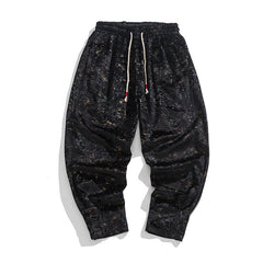 Nouveau pantalon de survêtement épais grande taille, style chinois traditionnel modernisé