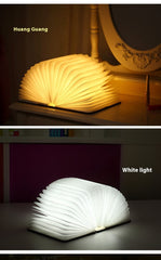 Three-color Creative Led Wooden Boy Lamp