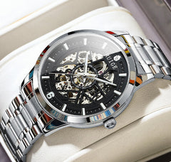 Men's Hollowed-Out Automatic Mechanical Watch