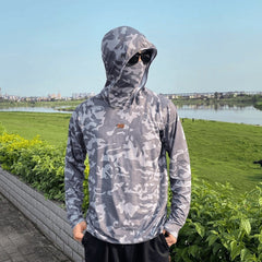 Tenue de pêche et de cyclisme pour homme avec protection solaire